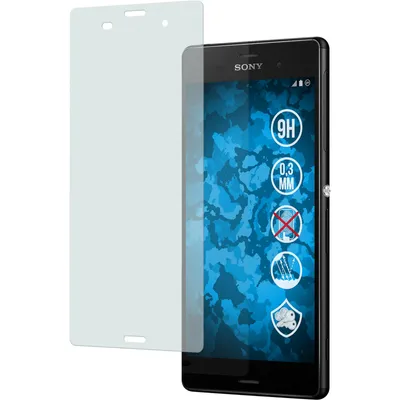 Produktbild von 1er-Pack PhoneNatic Glas-Folie matt  kompatibel mit Sony Xperia Z3 - Panzerglas für Xperia Z3