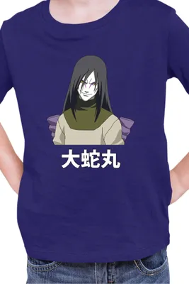 Immagine prodotto di Maglietta per bambini Naruto Orochimaru 03, 12-13 Jahr - 152 , Bleu foncé