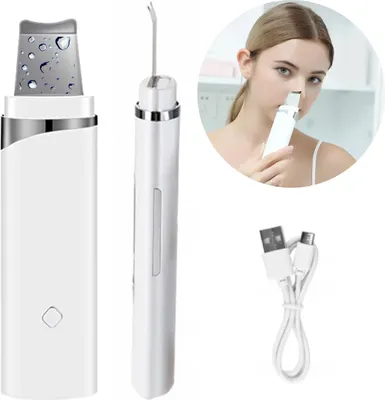 Zdjęcie produktu dla Peeling kawitacyjny do twarzy skin cleaner urządzenie bezprzewodowy usb