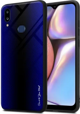 Produktbild von Cadorabo Hülle für Samsung Galaxy A10s / M01s Schutz Hülle in Lila Handyhülle TPU Etui Cover Case Tempered Glas