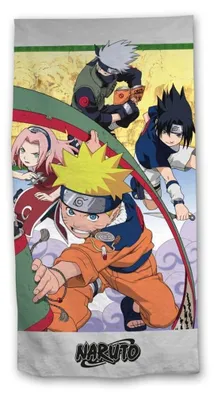 Immagine prodotto di Telo da mare Naruto 170x90 cm, 100% poliestere per una giornata perfetta in spiaggia