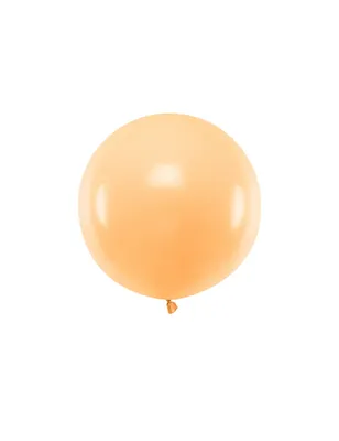 Produktbild von Runder Ballon 60cm Hellpfirsich