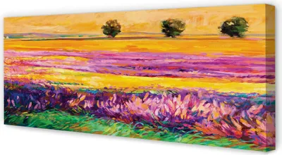 Produktbild von Leinwandbild 125x50 Wandkunst Bäume Himmel