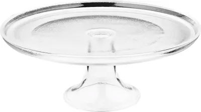 Produktbild von TORTENSTÄNDER Glas SERVIERPLATTE KUCHENPLATTE KUCHENSTÄNDER mit Fuß 31 cm