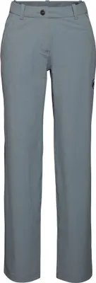 Hiking V Pants von Mammut; graue Damen-Wanderhose für Trekking.