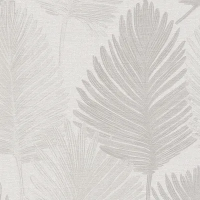 Immagine prodotto di Profhome 786733-GU Carta da parati floreale con accenti metallici grigio bianco argento 5,33 m2