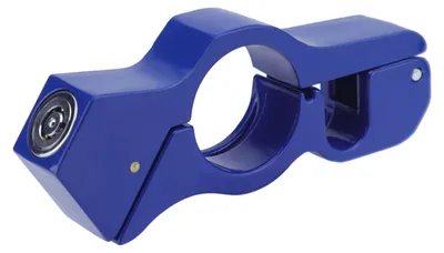 Produktbild von Motorrad-Griffschloss, robustes Anti-Diebstahl-Helm- und Bremsschloss sichert Fahrrad, Roller, Moped, ATV (blau)