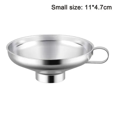 Produktbild von Gourmet Marmeladentrichter 11 cm, große Öffnung 4.7 cm, Einfülltrichter Edelstahl, Cromargan Edelstahl, Einfüllhilfe für Gläser