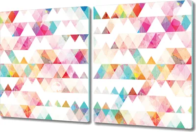 Produktbild von Glas-Herdabdeckplatte Glaskeramikkochfeld-Abdeckung Spritzschutz - 2x 40x52 cm - Rosen Blumengarten