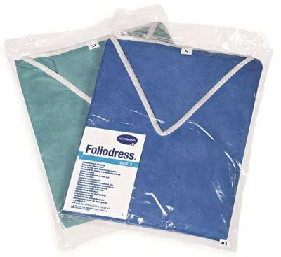 Produktbild von Foliodress Suit Op-Bereichskleidung Gr.L blau 1 St