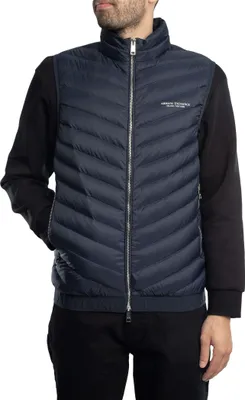 Produktbild von Armani Exchange Dunkelblauer Körper wärmer mit Logo – Xxl