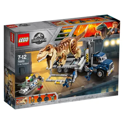 Produktbild von LEGO Jurassic World T-Rex Transport, Bausatz, 7 Jahr(e), 609 Stück(e), 1,08 kg