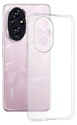 Produktbild von Techsuit Clear Silicone Back Cover Hülle für HONOR 200 - Transparent