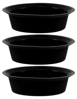Produktbild von 3er Set Silikon-Rasierschalen mit integriertem Pinsel für Reisen