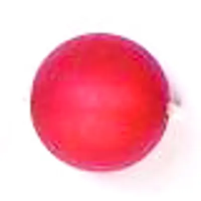 Produktbild von Polaris Perle rund rot matt 12 mm Lochgröße 2 mm