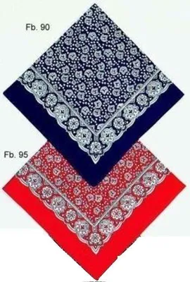 Produktbild von ModAS Viereck-Halstuch Paisley, Farbe:blau