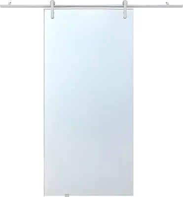 Zdjęcie produktu dla Drzwi przesuwne z systemem prowadnic - 205 x 83 cm - Szkło bezpieczne - CLEAVER