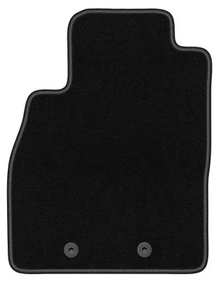 Produktbild von Fahrermatte Velours für Opel Ampera I 2012-2017 (Schrägheck) – 1-tlg, Schwarz, passgenau – Wielganizator BASIC