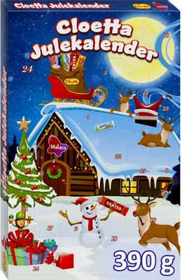 Produktbild von Cloetta Favorit Julekalender 390g Adventskalender
