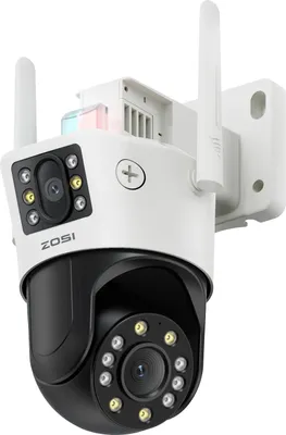 Obrázek produktu pro Bezpečnostní kamera ZOSI WiFi PTZ, rozlišení 8MP, technologie dvou objektivů, C298 Pro