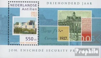 Produktbild von Briefmarken Niederländische Antillen 2003 Mi Block59 (kompl.Ausg.) postfrisch Wertzeichendruckerei