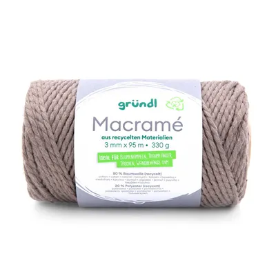 Produktbild von Gründl Macramé dunkle beige 330 g