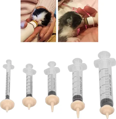 Obrázok produktu pre Dudlík na kŕmenie pre mačiatka, šteňatá, silikón, cumlíky, domáce zvieratá, divoké zvieratá, rôzne veľkosti