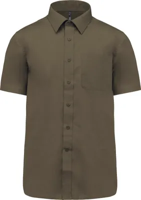 Produktbild von Kariban Popeline Kurzarmhemd Baumwollpolyester pflegeleicht für Herren