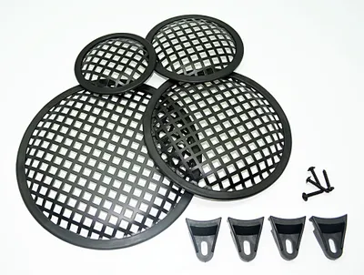 Produktbild von 2 Stück Lautsprecher Schutzgitter 6,5"17cm MZF-8627 inkl. Klammern