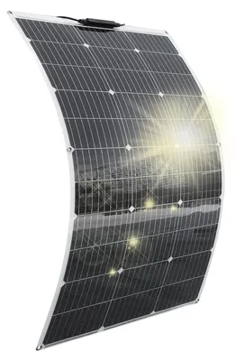 100W Flexibles Solarmodul 12V monokristallin für Wohnmobil Boot
