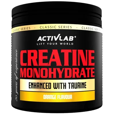 Image de Créatine monohydrate créatine en poudre goût orange Activlab