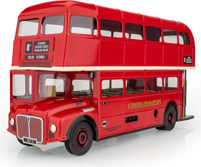 Produktbild von KOVAP Modellfahrzeug RM 5 Doppeldeckerbus, Blech, Rot, Schlüsselantrieb, 1:36, 23x7x12 cm