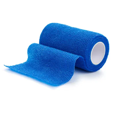 Produktbild von Kruuse Vet-Flex Bandage 10 cm x 4,5 m | Packung 10 Stk. - Blau