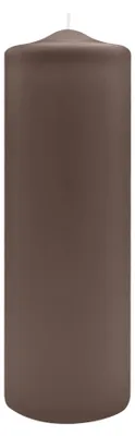 Produktbild von Spitzkopf Stumpen Kerzen Mocca 30 x Ø 9 cm, 6 Stück