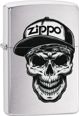 Produktbild von ZIPPO SKULL IN CAP DESIGN Feuerzeug