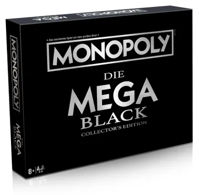 Produktbild von Monopoly Mega Black Edition Brettspiel Gesellschaftsspiel