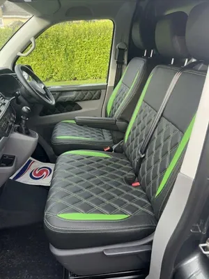 Produktbild von VW Transporter T5 T6 Sitzbezüge 3-Sitzer 1+2 mit 2 Armlehnenbezügen