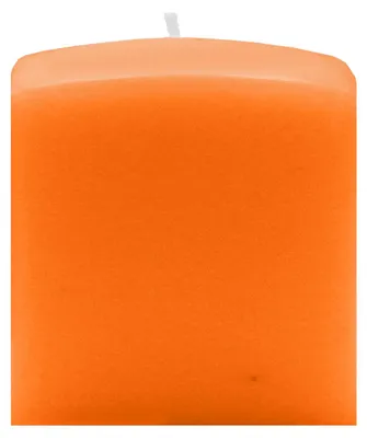 Produktbild von Quader Kerzen Mandarin Orange 8 x Ø 7/7 cm, 4 Stück