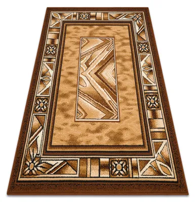 Image de BCF Tapis Morad OPAL cadre, classique - vieil or beige 60x110 cm
