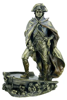 Produktbild von General George Washington überquert den Delaware Figur bronziert