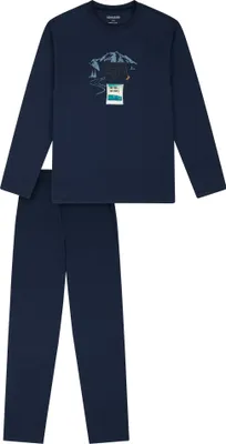 Produktbild von Schiesser Jungen Pyjama Sleepwear dunkelblau - Größe 140