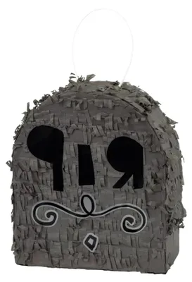 Produktbild von Mini-Piñata Grabstein als Gastgeschenk oder Dekoration I 1 Stück
