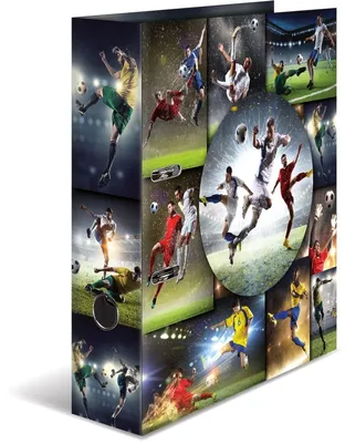 Produktbild von Motivordner A4 Football Packung mit 10 Stück