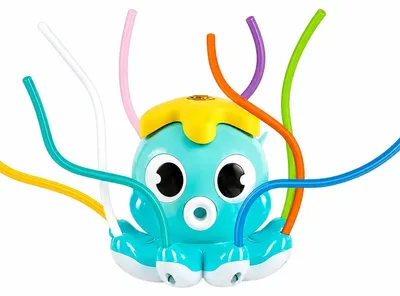 Produktbild von Wasser Sprinkler Oktopus für Kinder Gartensprinkler Wasserspielzeug mit 8 Sprüharmen