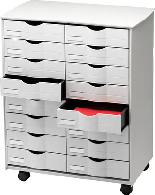 Produktbild von Paperflow Rollwagen DT162.02 16Schübe 71,5x58x34,3cm grau