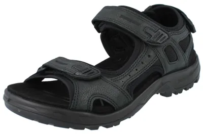 Produktbild von ECCO Offroad Yucatan Herren Trekkingsandale schwarz Nubukleder - Größe: 47