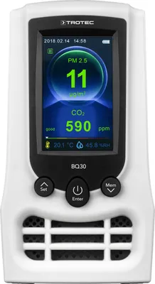 Zdjęcie produktu dla Trotec Monitor jakości powietrza CO2 i urządzenie do pomiaru cząstek BQ30