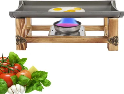 Obrázok produktu pre Grilovacia platňa s nepriľnavým povrchom, panvica na grilovanie a piknik, kuchynský riad s prenosným varičom (priemer 30 cm)
