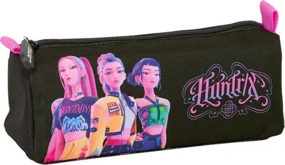 Zdjęcie produktu dla Kpop Demon Hunters Czarny Federmappe