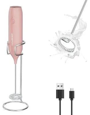 Zdjęcie produktu dla Spieniacz do mleka elektryczny ręczny USB na baterie kawy